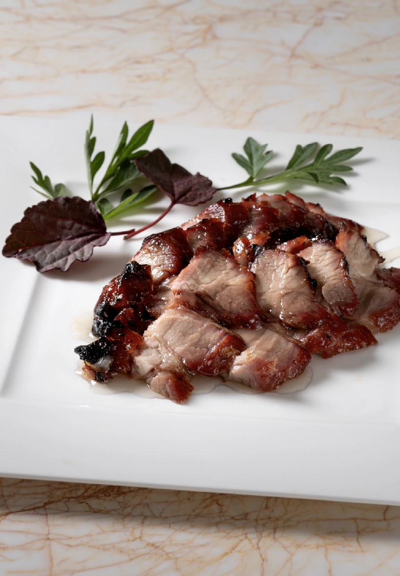 Charcoal Grilled Black Honey Glazed Pork